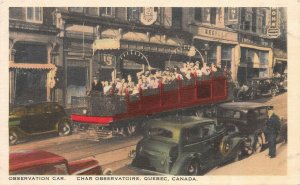 Observation Car, Quebec, Canada, Early Postcard, Unused