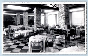 Cordoba Spain Postcard Dining Area Hotel Cordoba Palace c1950's RPPC Photo