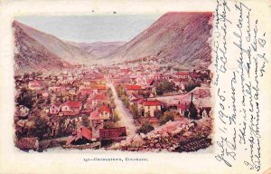 Panorama Georgetown Rocky Mountains Colorado 1905 postcard