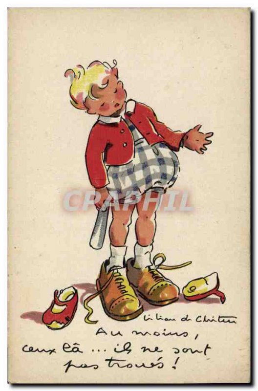 Old Postcard Fantasy Illustrator Child