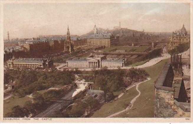 Scotland Edinburgh From The Castle