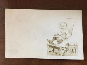 RPPC Baby In Carriage B11