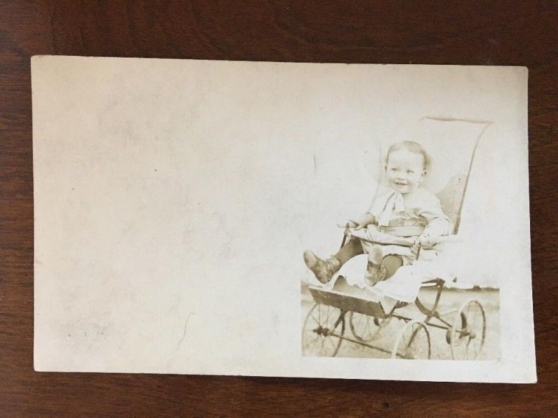 RPPC Baby In Carriage B11