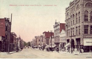 BROADWAY LOOKING WEST LOGANSPORT, IN