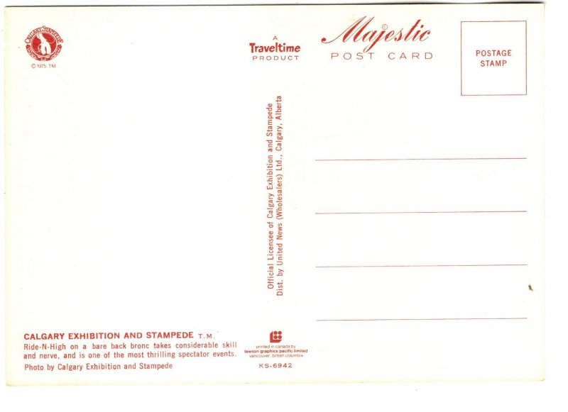 Ride N High, Bareback Bronc Riding, Calgary Exhibition and Stampede, Alberta