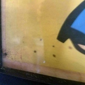 Vintage Seattle Transit Authority Oscar McButch 1940s Advertising Art Sign Comic