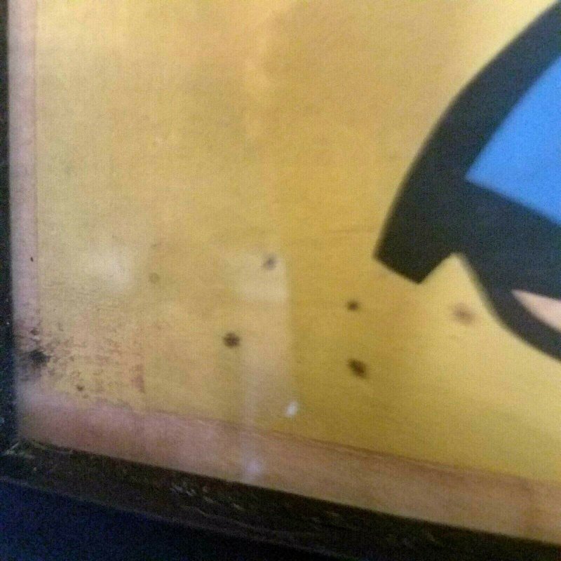 Vintage Seattle Transit Authority Oscar McButch 1940s Advertising Art Sign Comic