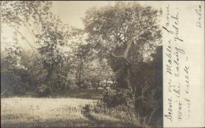 Scene on Mables Farm - Haverhill MA Written on Back Real Photo Postcard