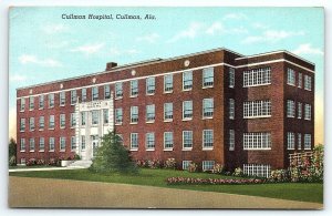 1942 CULLMAN ALABAMA CULLMAN HOSPITAL C.T. AMERICAN ART LINEN POSTCARD P3361