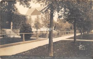 Montana Mt Real Photo RPPC Postcard c'10 KALISPELL Residential Homes Garden City