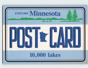 Postcard 10,000 lakes, Explore Minnesota