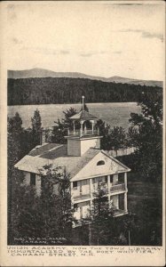 Canaan Street New Hampshire NH Union Academy Library c1910 Vintage Postcard