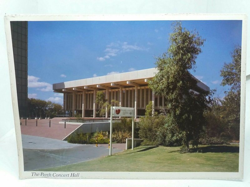 Vintage Postcard The Perth Concert Hall Perth Western Australia