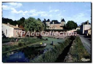 Postcard Modern Marais Poitevin Le Logis d'Arcais