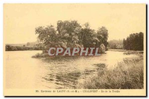 Old Postcard surroundings Lagny S and M Chalifert Ile de la Treille