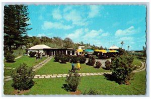 Paget Bermuda Postcard The Peppercorn Tavern Botanical Gardens c1950's Vintage