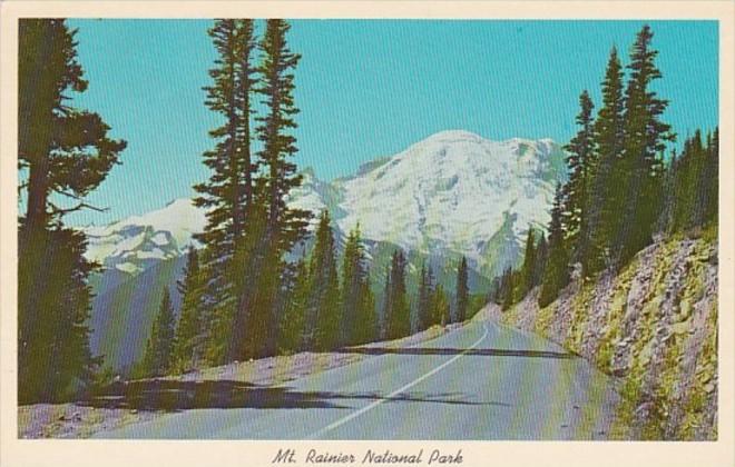 Washington Mount Rainier From Sunrise Parkway