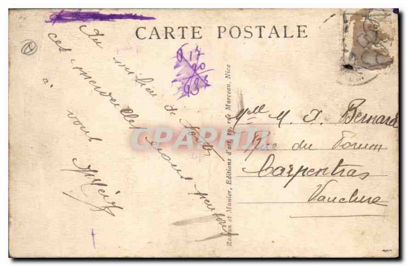 Old Postcard Monaco The Prince's Palace Throne Hall