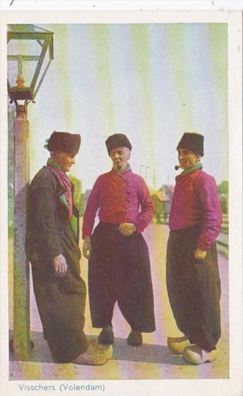 Netherlands Visschers Volendam Local Men In Traditional Costume