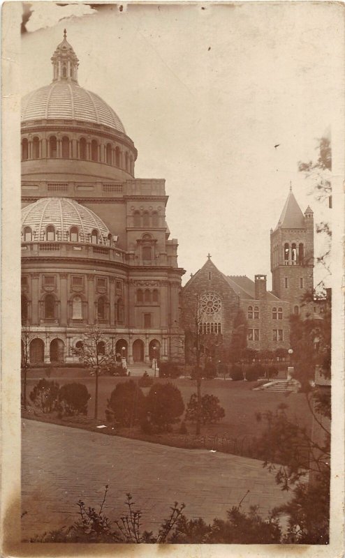 G52/ Boston Massachusetts RPPC  c1910 Christian Science Church 5