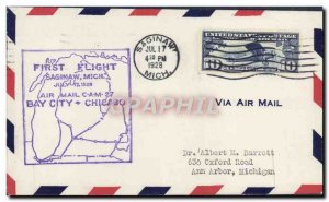 Letter United States Bay City Chicago July 17, 1928