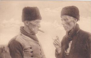 Netherlands Volendam Local Men Smoking