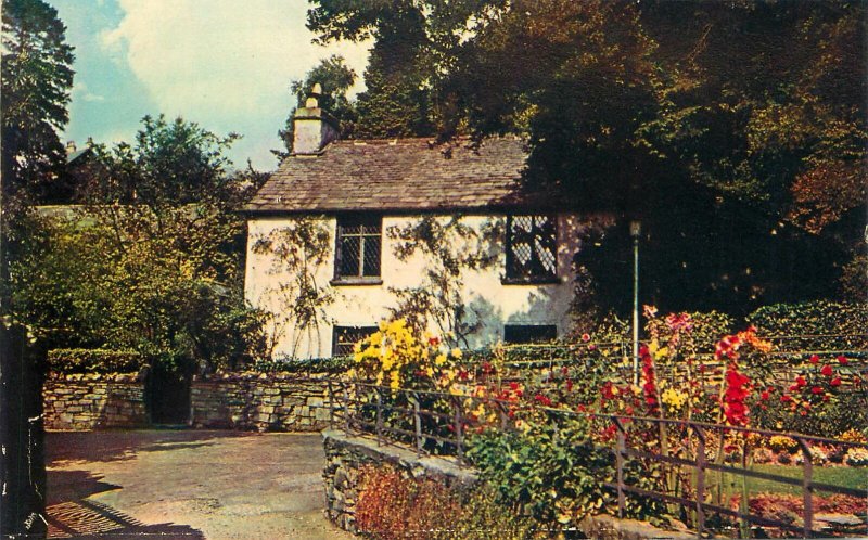 Postcard UK England Dove cottage Grasmere, Westmorland