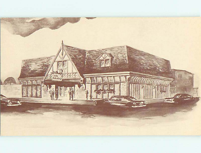 Unused 1960's WIN SCHULER'S RESTAURANT Grand Haven Michigan MI v7069