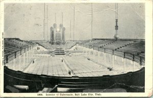 Postcard 1907 Interior of Tabernacle, Salt Lake City Utah Frank Thayer Pub O12