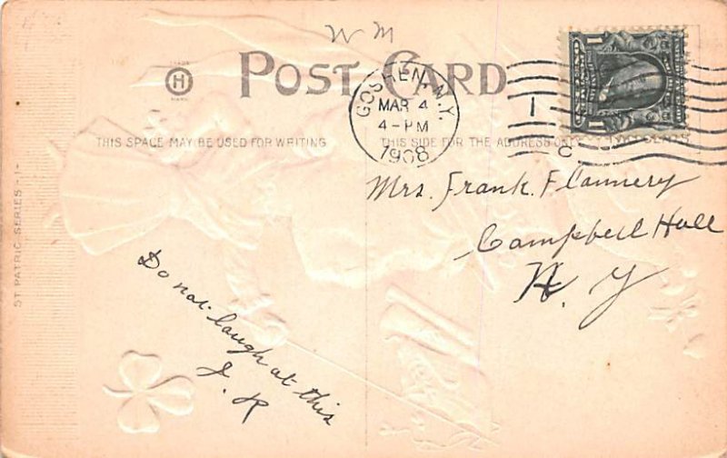 Saint Patricks Day  Saint Patricks Day Postcard