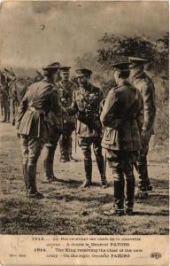 CPA AK 1914… Le Roi recevant les chefs de la nouvelle armee MILITAIRE (731088)