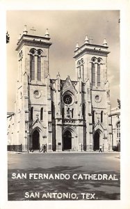 San Fernando Cathedral Real Photo - San Antonio, Texas TX