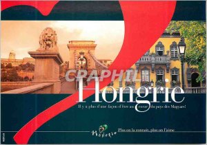 Postcard Modern Hungary Lion