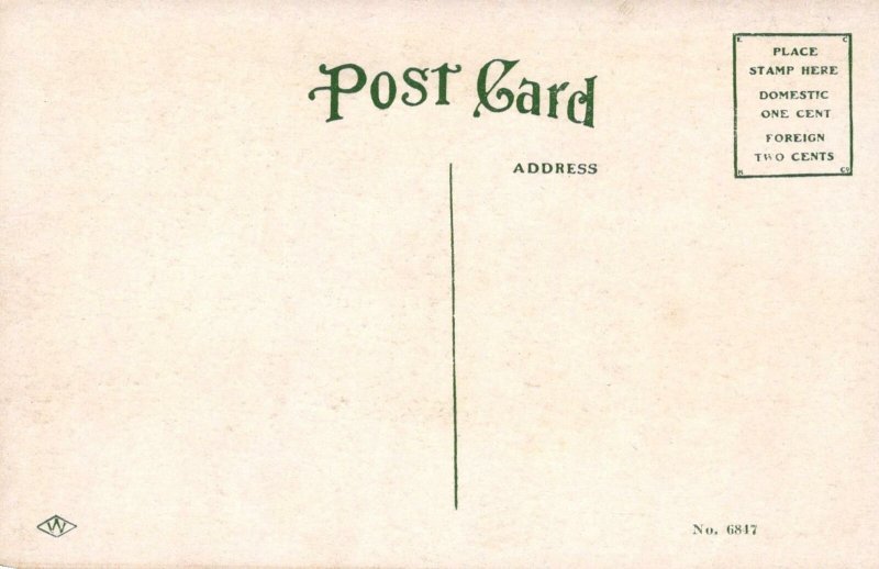 Postcard The Alderman Formerly Hotel Hascall Goshen IN