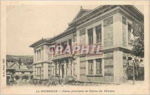 Postcard Old Main Entree La Bourboule Casino of Spa (map 1900)