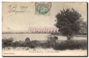 Old Postcard surroundings Mountlicon The Taking of water Seal