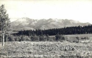 Real Photo - Rampart Range Road - Pikes Peak, Colorado CO