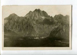 263039 Slovakia VYSOKE TATRY 1929 year photo RPPC