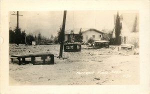 RPPC Postcard Flood in Montrose CA The Crescenta Valley flood 1934