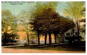 Connecticut  Canaan , Elm and Main Streets  ( Four Corners )