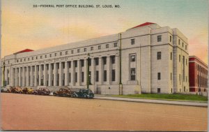 Federal Post Office Building St. Louis MO Postcard PC516