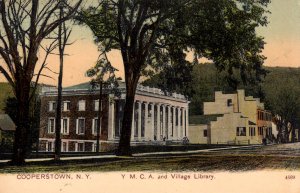 Cooperstown, New York - The Y.M.C.A. and the Village Library - c1905