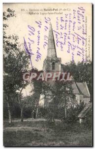 Saint Pol - Church of Ligny-Saint-Flochel - Old Postcard
