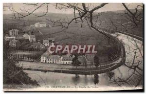 Old Postcard Chateaulin Buckle of & # 39Aulne