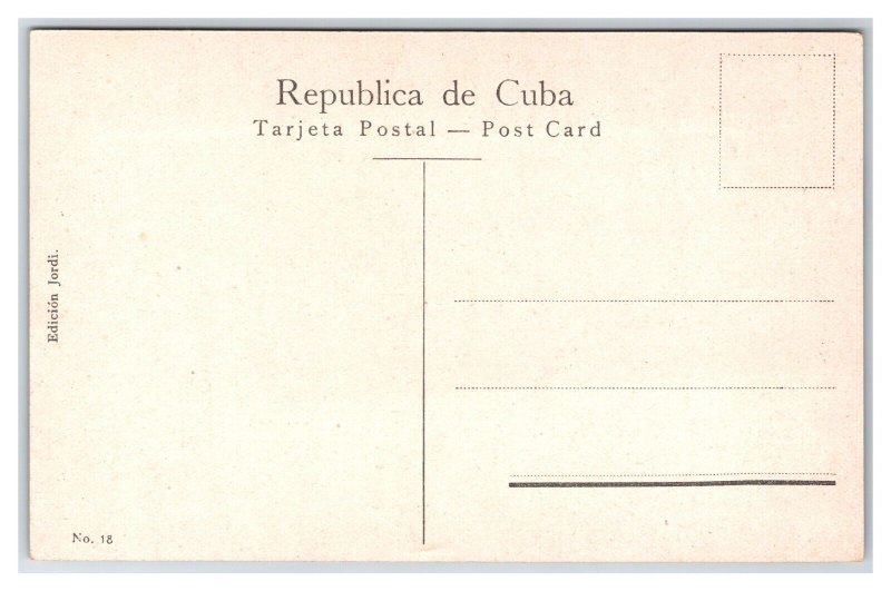 Cabana Fortress Havana Cuba UNP DB Postcard B19