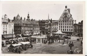 France Postcard - Lille - La Grand Place - Real Photograph - Ref 6540A