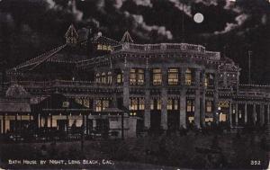 Bath House at Night - Long Beach CA, California - DB