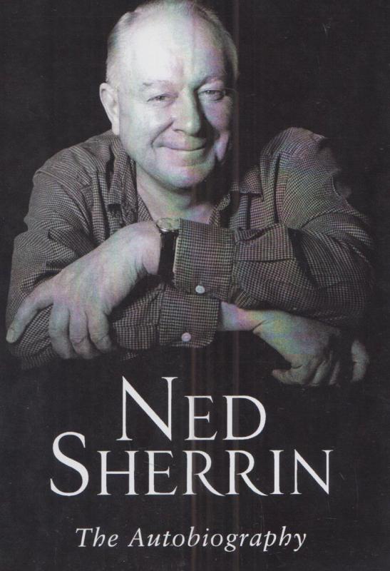 Ned Sherrin The Autobiography Book Hand Signed Publicity Card Photo