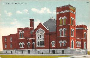 B30/ Hammond Indiana In Postcard c1910 M.E. Church Building