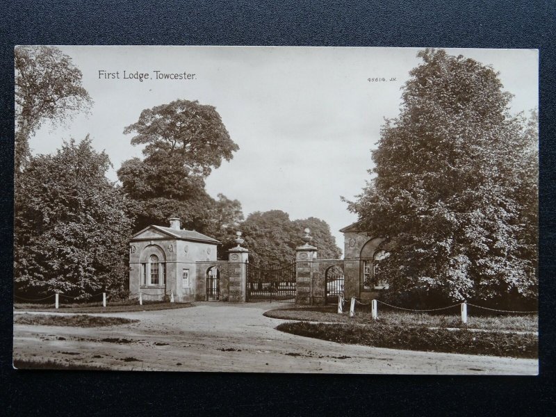 Northamptonshire TOWCESTER First Lodge c1904 RP Postcard by F.C. Williams